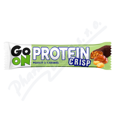 GO ON Protein.tyčinka CRISP arašídy a karamel 50g