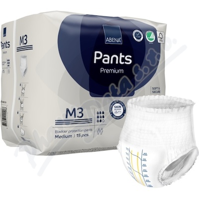 Inkont.navlék.kalhotky Abena Pants Premium M3.15ks