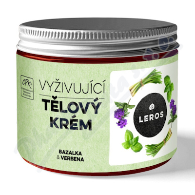 LEROS Tělový krém bazalka&verbena 200ml