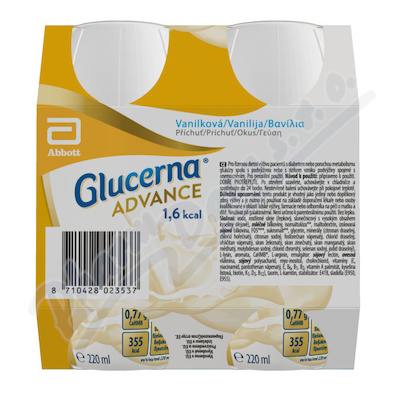 Glucerna Advance 1.6kcal vanil.př.por.sol.4x220ml