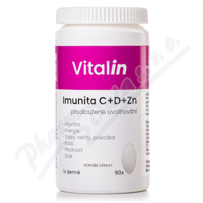 Vitalin Imunita C+D+Zn tbl.90