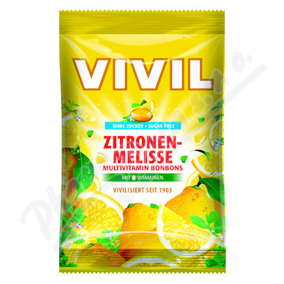 Vivil Multivit.citron+meduňka+8 vit.bez cukru 120g