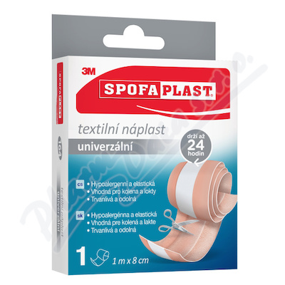 3M Spofaplast 164 Textilní elastic.náplast 1mx8cm