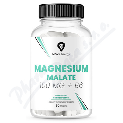 MOVit Magnesium Malate 100mg + B6 tbl.90