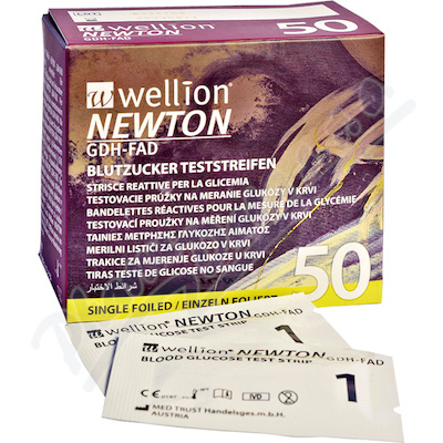 Wellion NEWTON GDH-FAD testovací proužky 50ks