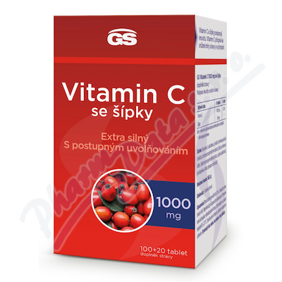 GS Vitamin C1000 se šípky tbl.100+20