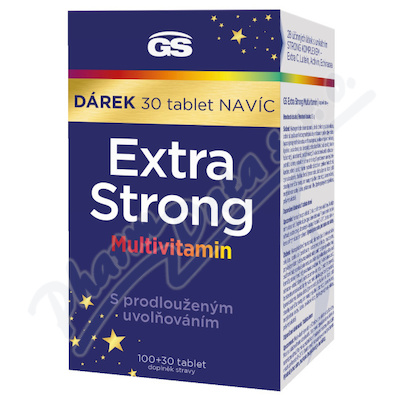 GS Extra Strong Multivitamin tbl.100+30 dárek 2023