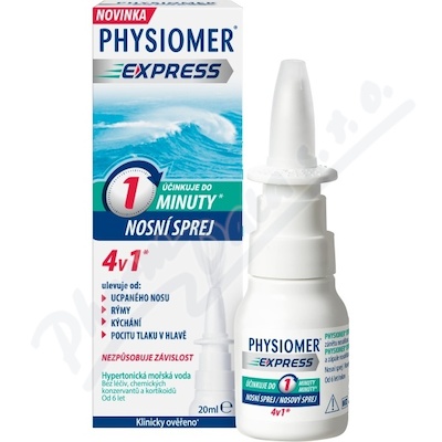 Physiomer EXPRESS nosní sprej eukalyptový od 6 let hypertonický 20ml	