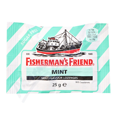 Fishermans Friend bonbóny dia mint/zelené 25g