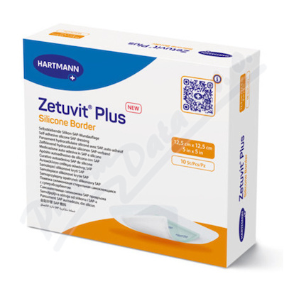 Zetuvit Plus Silicone B.12.5x12.5cm sil.krytí 10ks