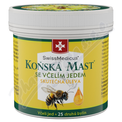 SwissMedicus Koňská mast se včelím jedem 150ml