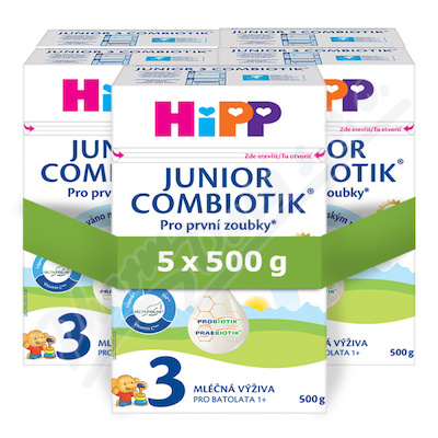 HiPP 3 Junior Combiotik mléčná výživa 5x500g