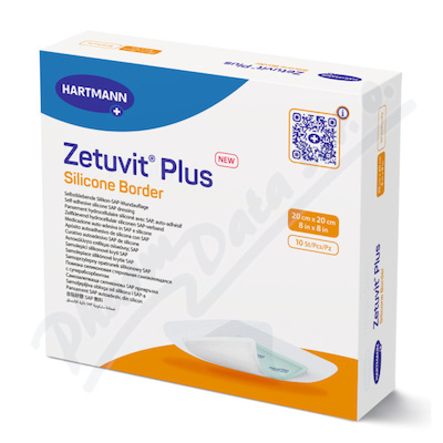 Zetuvit Plus Silicone B.20x20cm silikon.krytí 10ks
