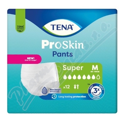 TENA Proskin Pants Super M ink.kalh.12ks 793523