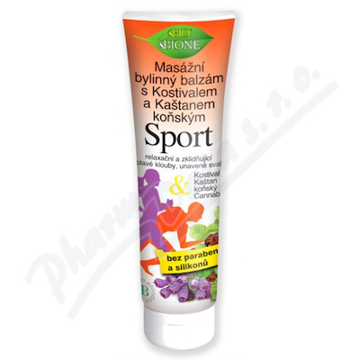 BIO BIONE Sport masážní bylinný balzám 300ml