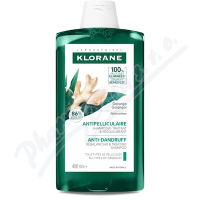 KLORANE Šampon proti lupům s galangalem 400ml