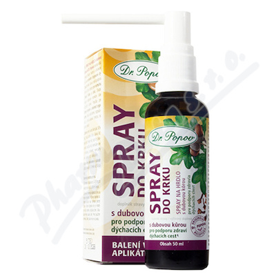 Dr.Popov Spray do krku s dubovou kůrou 50ml