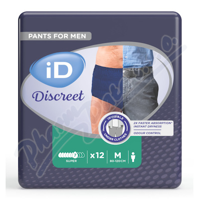 iD Discreet Pants Medium Super modré 12ks