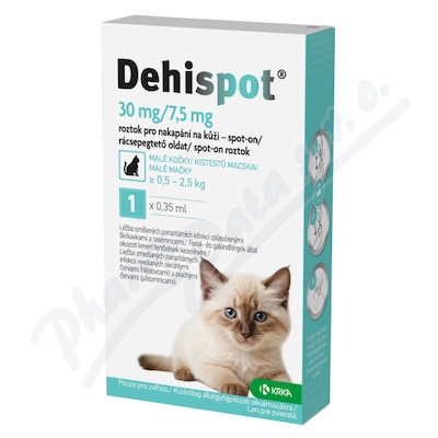 Dehispot 30mg/7.5mg spot-on 1x0.35ml
