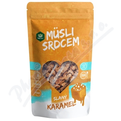 Topnatur Müsli srdcem slaný karamel 350g