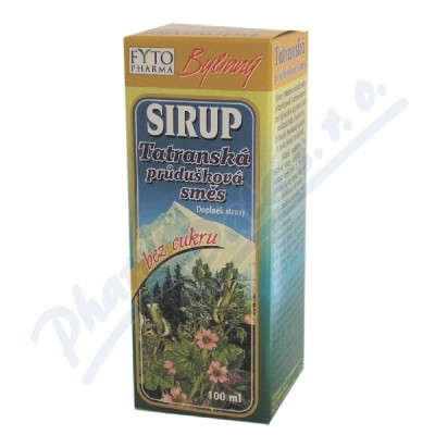 Tatranská průduš.směs Bylin.sirup bez cukru 100ml