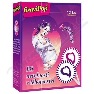 VitaHarmony GraviPop 12ks nevolnost v těhot.mix