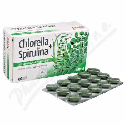Favea Chlorella+Spirulina tbl.60