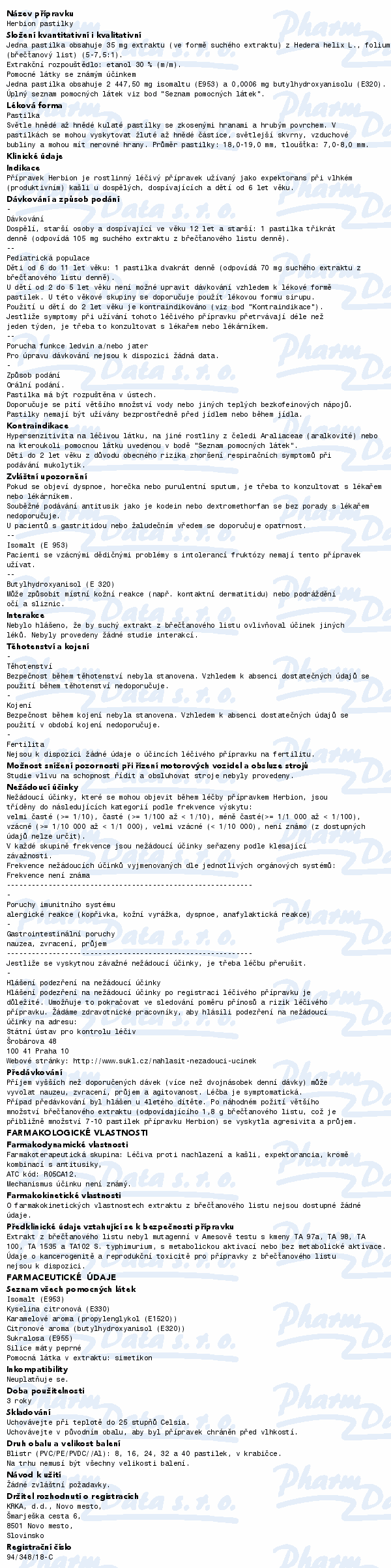 Herbion pas.16