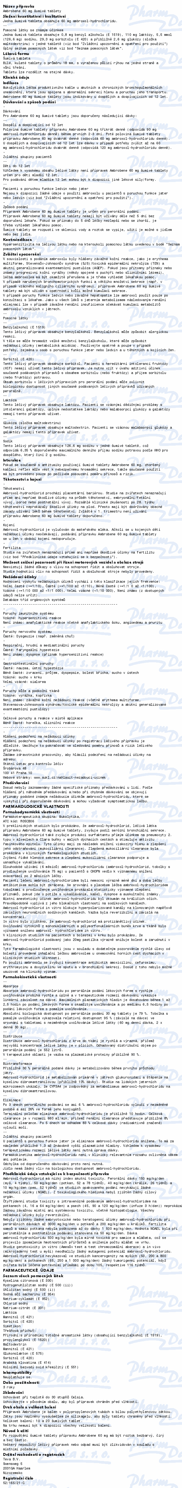Ambrobene 60mg tbl.eff.20 šumivé tablety