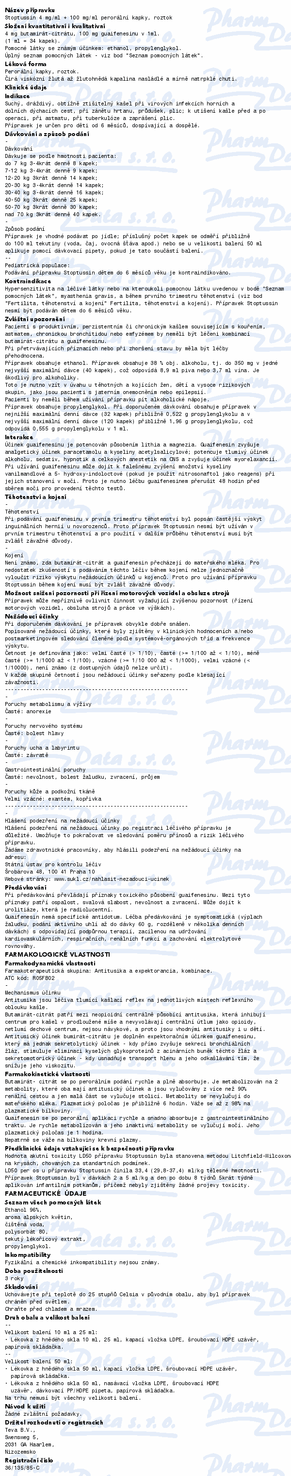 Stoptussin 4mg/ml+100mg/ml por.gtt.sol.1x50ml+pip